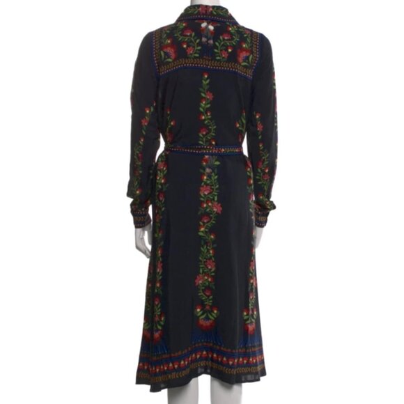 Farm Rio Printed Midi Length Dress Size: XS - Picture 2 of 3